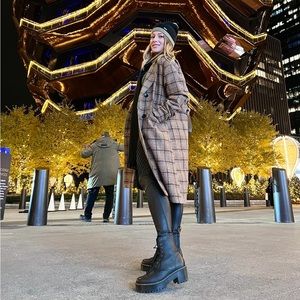 Winter plaid jacket